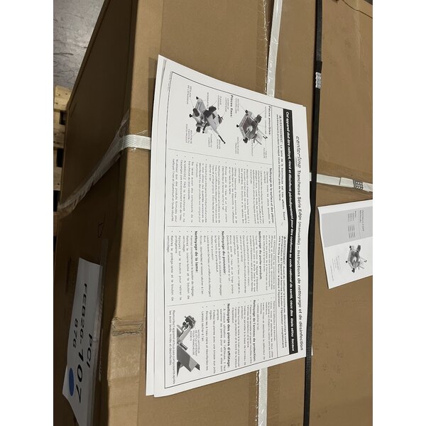 Scratch and Dent Centerline by Hobart EDGE-13 13" Manual Meat Slicer - 1/2 hp