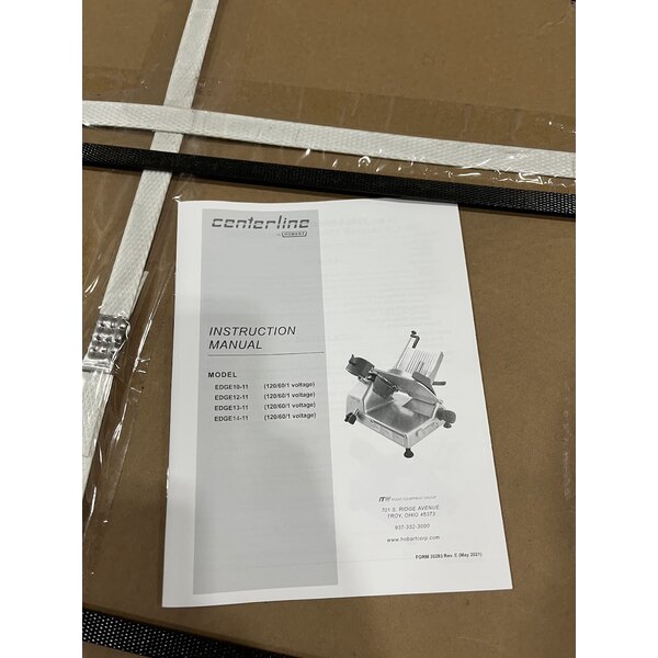 Scratch and Dent Centerline by Hobart EDGE-13 13" Manual Meat Slicer - 1/2 hp