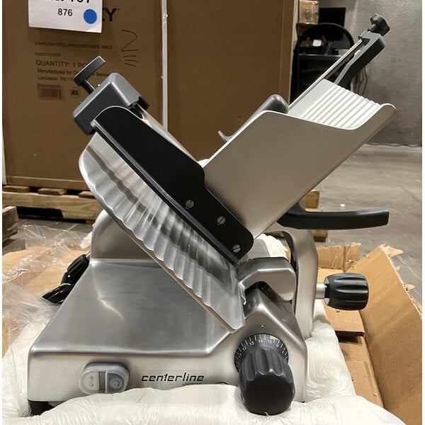 Scratch and Dent Centerline by Hobart EDGE-13 13" Manual Meat Slicer - 1/2 hp