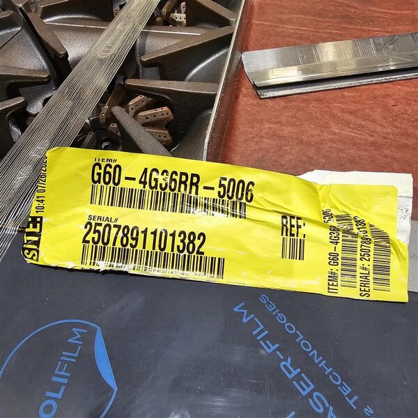 Scratch and Dent Garland G60-4G36RR Liquid Propane 4 Burner 60" Range with 36" Griddle and 2 Standard Ovens - 262,000 BTU