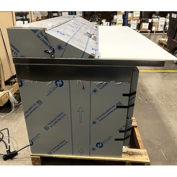 Scratch and Dent Beverage-Air SPED72HC-18C-2 72" 2 Door 2 Drawer Mega Top Refrigerated Sandwich Prep Table