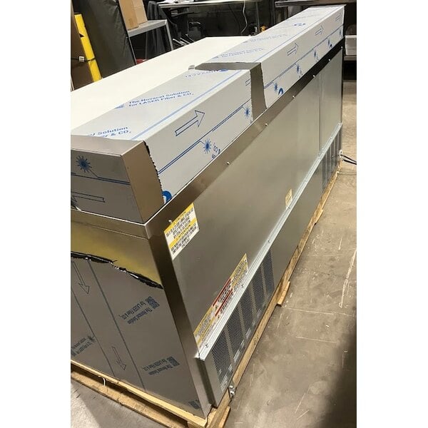 Scratch and Dent Beverage-Air SPED72HC-18C-2 72" 2 Door 2 Drawer Mega Top Refrigerated Sandwich Prep Table