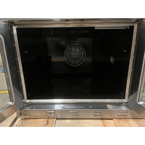 Scratch and Dent Cooking Performance Group FEC-100-C Single Deck Standard Depth Full Size Electric Convection Oven - 208V, 3 Phase, 11 kW