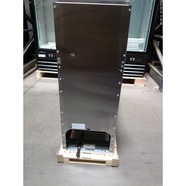 Scratch and Dent Cooking Performance Group FFOP50 Natural Gas 50 lb. Stainless Steel Open Pot Floor Fryer - 120,000 BTU