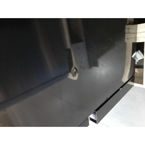 Scratch and Dent MainStreet Equipment GMC-23 28" Black Swing Glass Door Merchandiser Refrigerator - 120V