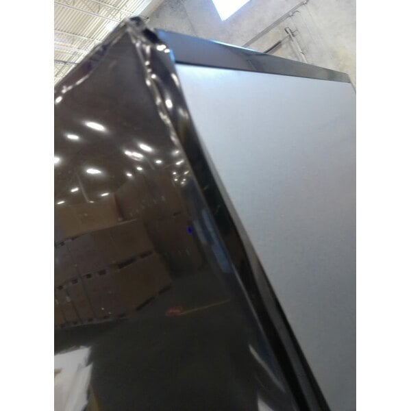 Scratch and Dent MainStreet Equipment GMC-23 28" Black Swing Glass Door Merchandiser Refrigerator - 120V