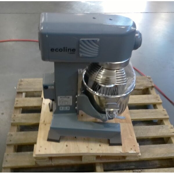 Scratch and Dent Ecoline by Hobart EMM10-1STD 10 Qt. Planetary Stand Mixer with Guard & Standard Accessories - 120V, 3/4 hp