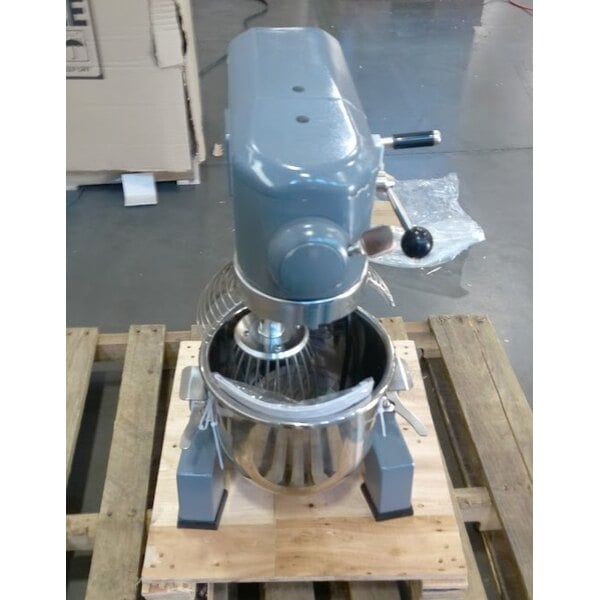 Scratch and Dent Ecoline by Hobart EMM10-1STD 10 Qt. Planetary Stand Mixer with Guard & Standard Accessories - 120V, 3/4 hp