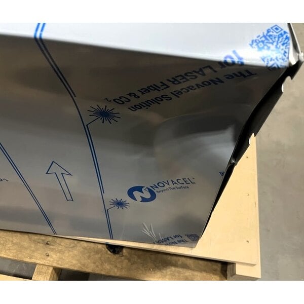 Scratch and Dent Moffat E27M3-T Turbofan Single Deck Full Size Electric Convection Oven with Mechanical Controls - 220-240V, 1 Phase, 4.7 kW