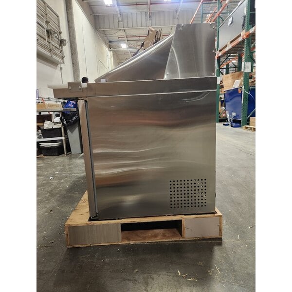 Scratch and Dent Avantco APT-60M-HC 60" 2 Door Mega Top Refrigerated Sandwich Prep Table