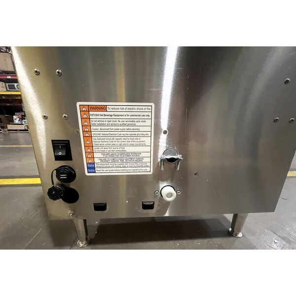 Scratch and Dent Fetco CBS-1242 Plus Series Twin Automatic Digital Coffee Brewer With Metal Brew Basket - 208/240V, 4600W