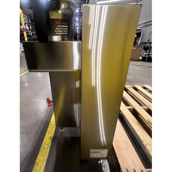 Scratch and Dent Fetco CBS-1242 Plus Series Twin Automatic Digital Coffee Brewer With Metal Brew Basket - 208/240V, 4600W