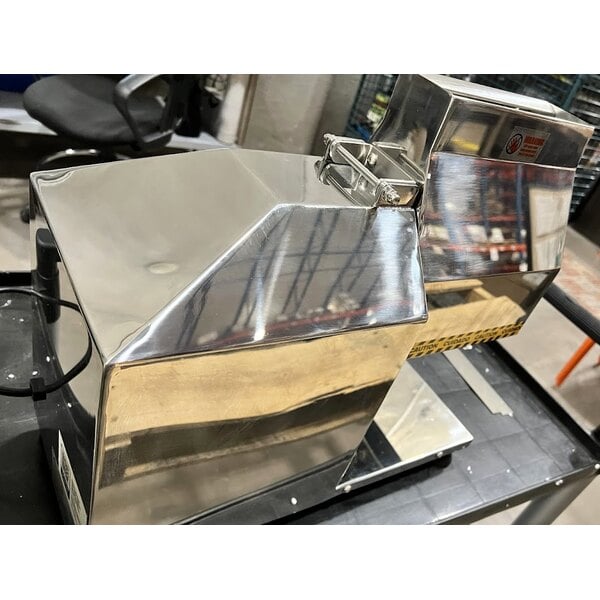 Scratch and Dent Avantco MT64 Stainless Steel 64 Blade Meat Tenderizer with 3/8" Meat Stripper Attachment - 115V, 1/2 hp