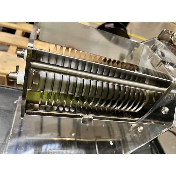 Scratch and Dent Avantco MT64 Stainless Steel 64 Blade Meat Tenderizer with 3/8" Meat Stripper Attachment - 115V, 1/2 hp