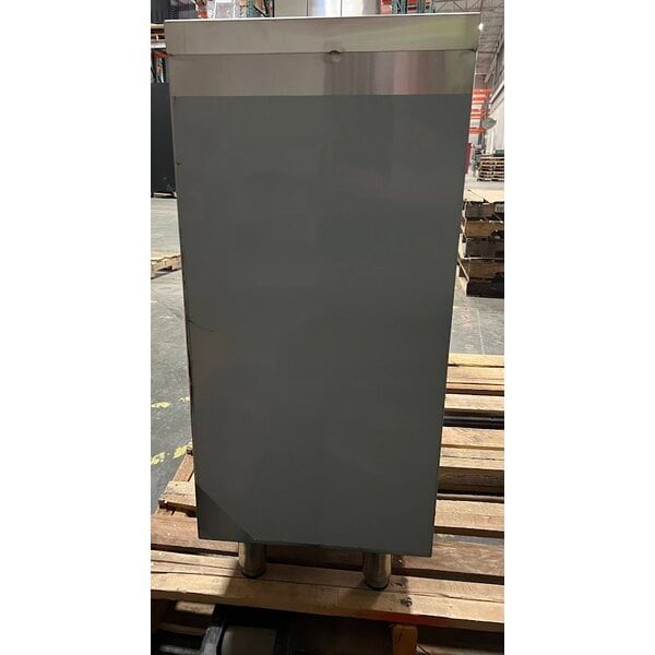 Scratch and Dent Regency DROF-1548-318 15" x 48" 18 Gauge Type 304 Stainless Steel Dish Cabinet with Adjustable Midshelf