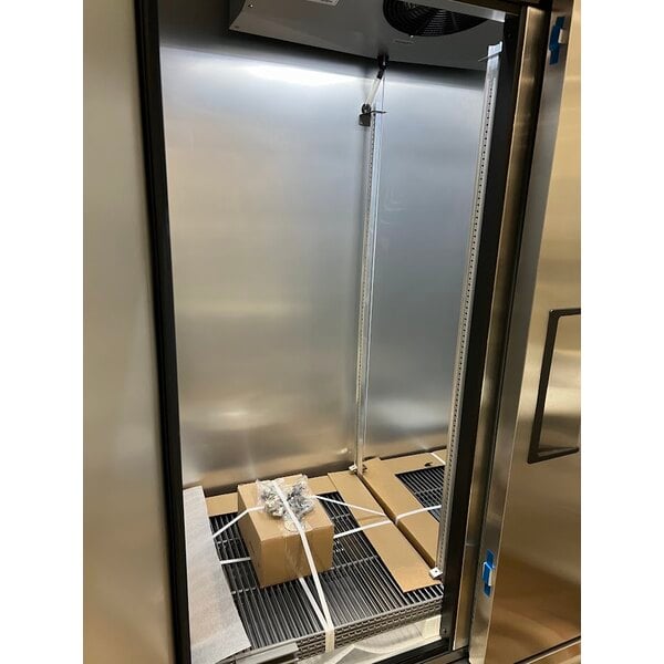 Scratch and Dent True T-72F-HC 78 1/8" Solid Door Reach-In Freezer
