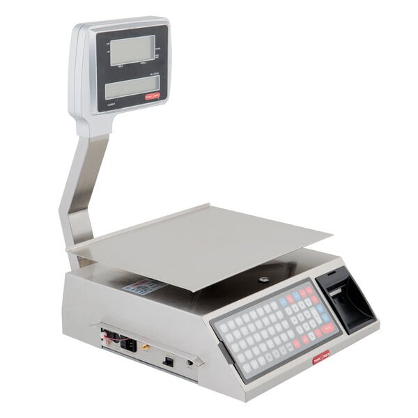 Scratch and Dent Tor Rey W-LABEL40L 40 lb. WiFi Price Computing Scale with Thermal Label Printer, Legal For Trade
