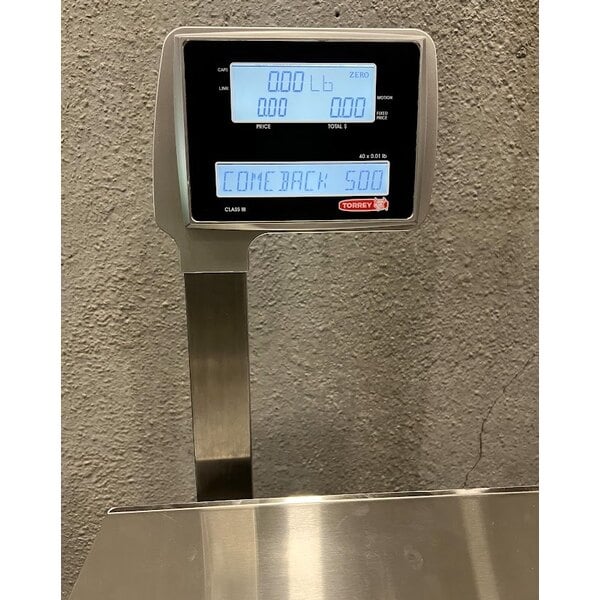 Scratch and Dent Tor Rey W-LABEL40L 40 lb. WiFi Price Computing Scale with Thermal Label Printer, Legal For Trade