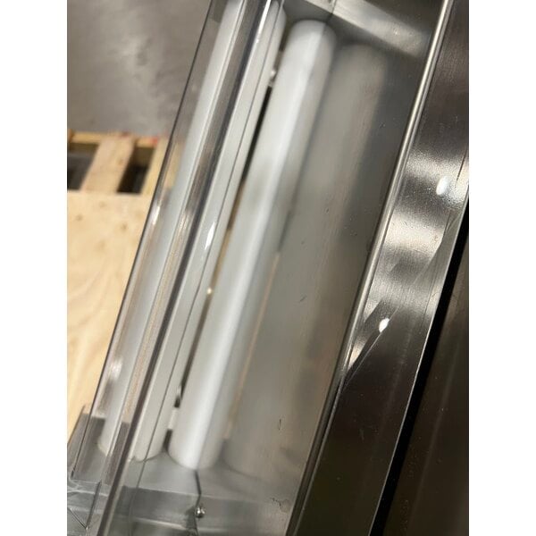 Scratch and Dent Estella EDS18D 18" Countertop Two Stage Dough Sheeter - 120V, 1/2 HP