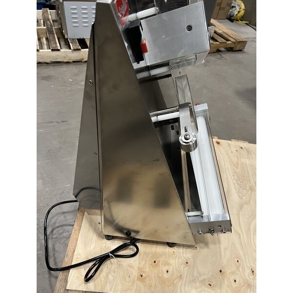 Scratch and Dent Estella EDS18D 18" Countertop Two Stage Dough Sheeter - 120V, 1/2 HP