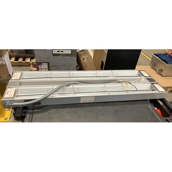 Scratch and Dent ServIt 48" Double Strip Warmer with Dual Adjustable Infinite Controls - 120V, 1,900W