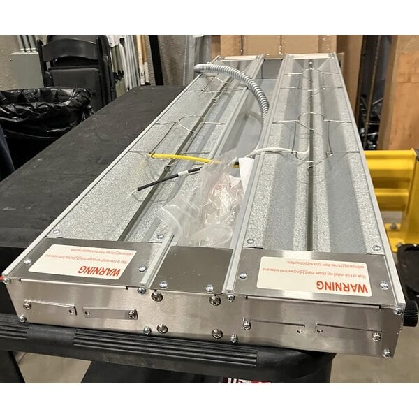 Scratch and Dent ServIt 48" Double Strip Warmer with Dual Adjustable Infinite Controls - 120V, 1,900W