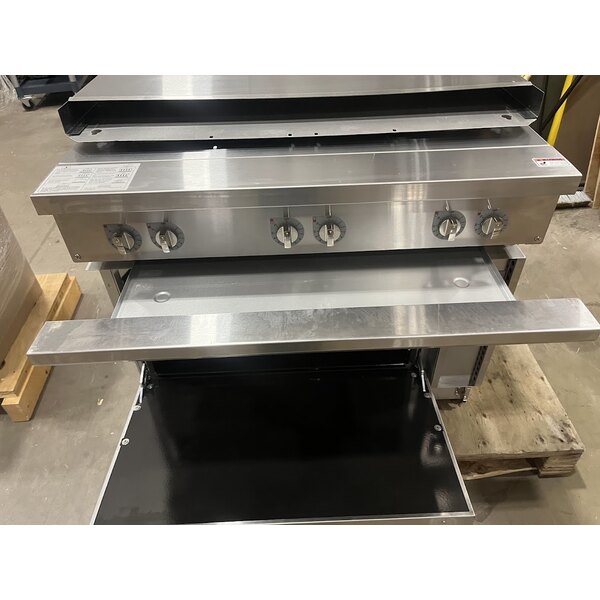 Scratch and Dent Cooking Performance Group ER36-240-1 36" 6-Burner Electric Range with Standard Oven - 240V, 1 Phase