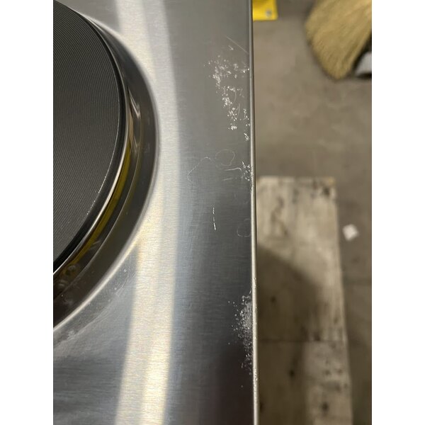 Scratch and Dent Cooking Performance Group ER36-240-1 36" 6-Burner Electric Range with Standard Oven - 240V, 1 Phase