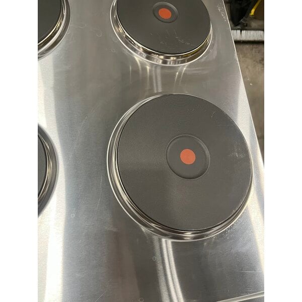 Scratch and Dent Cooking Performance Group ER36-240-1 36" 6-Burner Electric Range with Standard Oven - 240V, 1 Phase