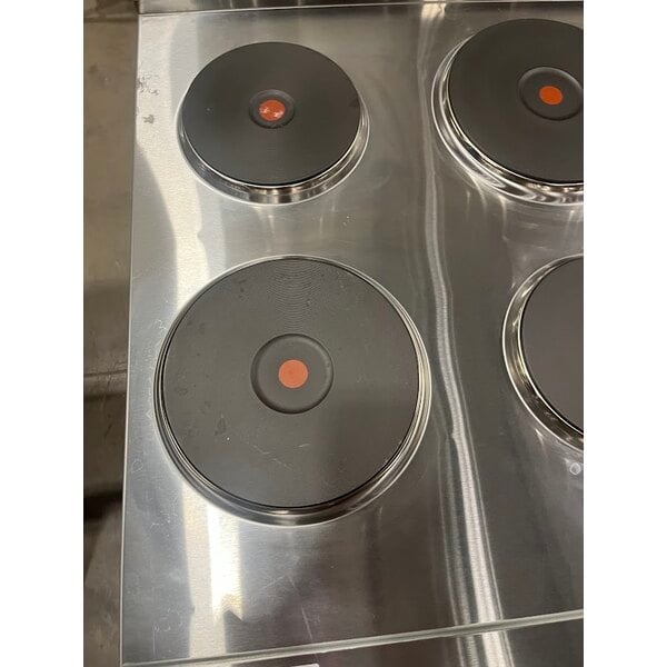 Scratch and Dent Cooking Performance Group ER36-240-1 36" 6-Burner Electric Range with Standard Oven - 240V, 1 Phase