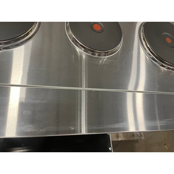 Scratch and Dent Cooking Performance Group ER36-240-1 36" 6-Burner Electric Range with Standard Oven - 240V, 1 Phase