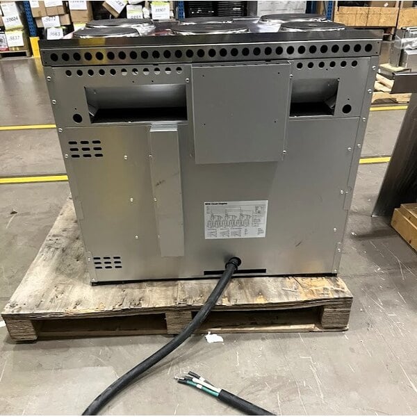 Scratch and Dent Cooking Performance Group ER36-240-1 36" 6-Burner Electric Range with Standard Oven - 240V, 1 Phase