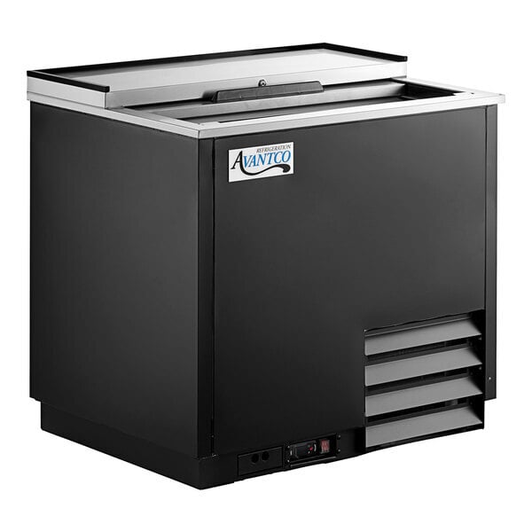 Scratch and Dent Avantco GF36-HC 36" Black Glass Froster / Plate Chiller - 115V