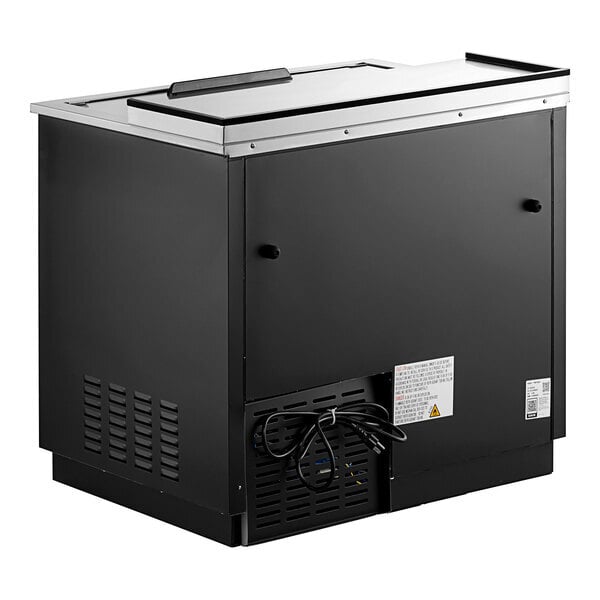 Scratch and Dent Avantco GF36-HC 36" Black Glass Froster / Plate Chiller - 115V