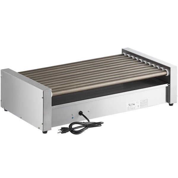 Scratch and Dent Avantco RG1850NS 50 Hot Dog Roller Grill with 11 Non-Stick Rollers - 120V, 1460W