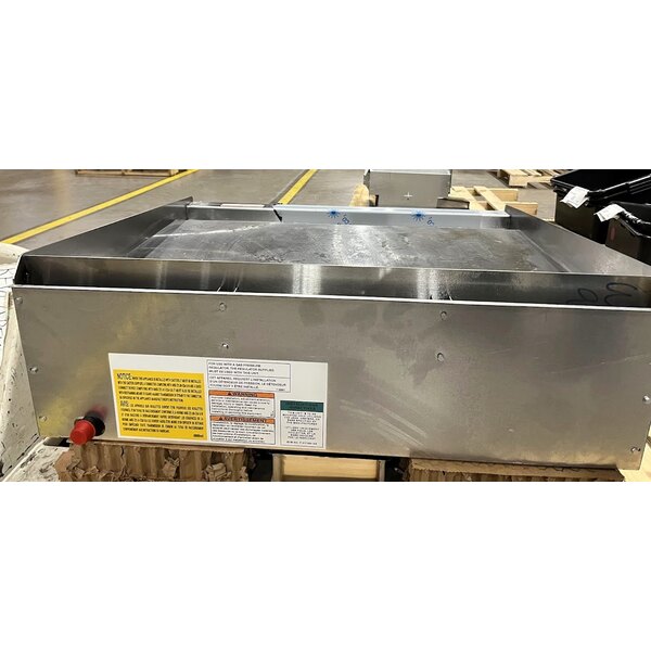 Scratch and Dent Wolf by Vulcan AGM36-NAT Natural Gas 36" Heavy-Duty Gas Countertop Griddle with Manual Controls - 81,000 BTU