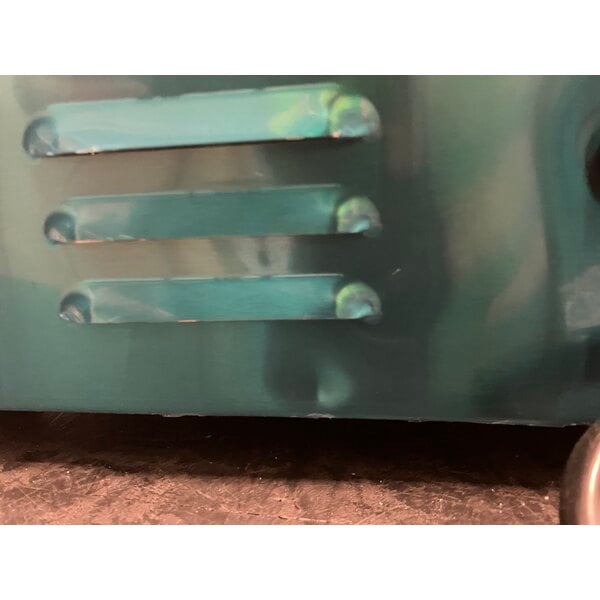 Scratch and Dent Avantco PG400GST Commercial Dual Panini Sandwich Grill with Timer, Grooved Top and Smooth Bottom Plates, and 19 5/8" x 9 1/8" Cooking Surface - 120V, 3500W