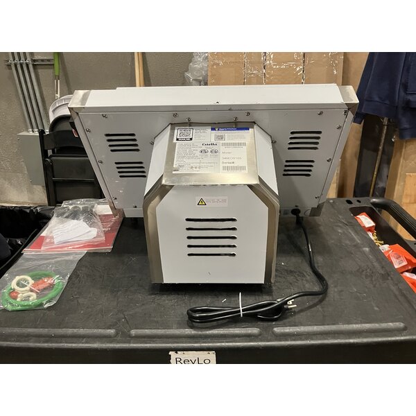 Scratch and Dent Estella EDS18S 18" Countertop One Stage Dough Sheeter - 120V, 1/2 HP