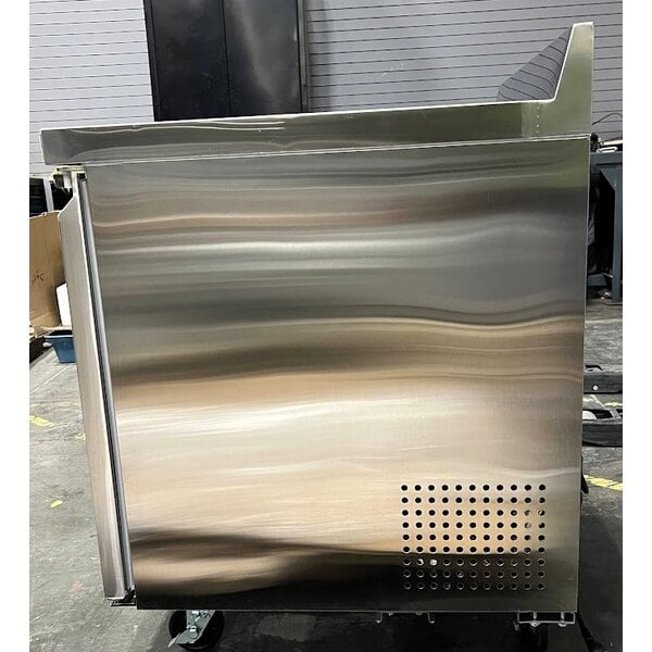 Scratch and Dent Avantco SS-WT-27F-HC 27" One Door Worktop Freezer with 3 1/2" Backsplash