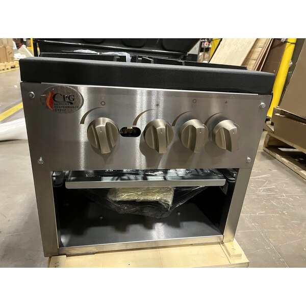 Scratch and Dent Cooking Performance Group CPG-DSPR-N Natural Gas Stock Pot Range - 160,000 BTU