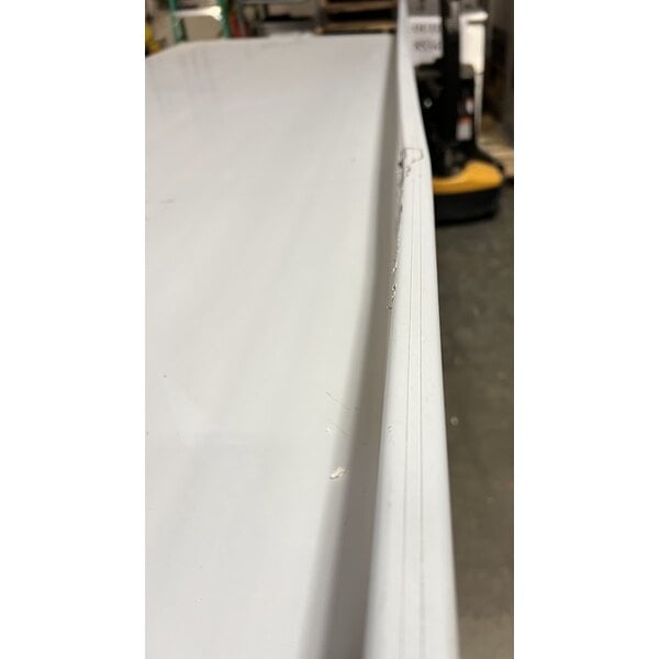 Scratch and Dent Regency 30" x 96" 16-Gauge Stainless Steel Commercial Work Table with 4" Backsplash and Undershelf