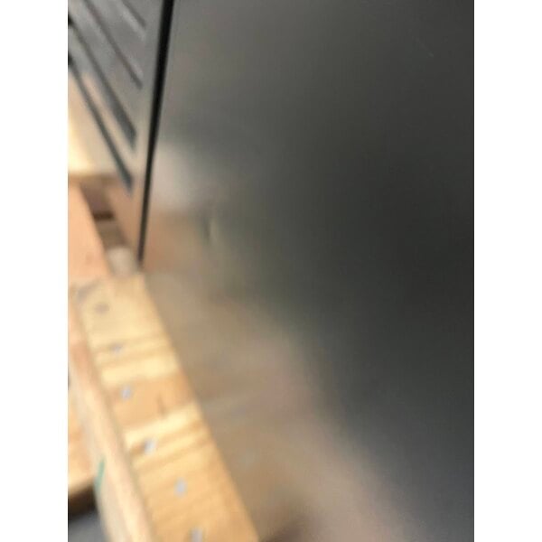 Scratch and Dent True TBB24-48-2S-Z1-SFT-B-1 48 1/8" Black Solid Door Back Bar Refrigerator with Stainless Finished Top and LED Lighting