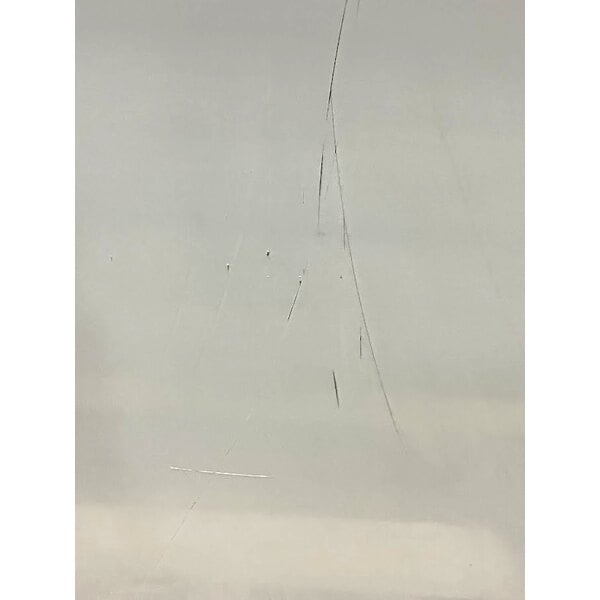 Scratch and Dent Regency C-2472-316 24" x 72" 16 Gauge Type 304 Stainless Steel Enclosed Base Table with Sliding Doors and Adjustable Midshelf