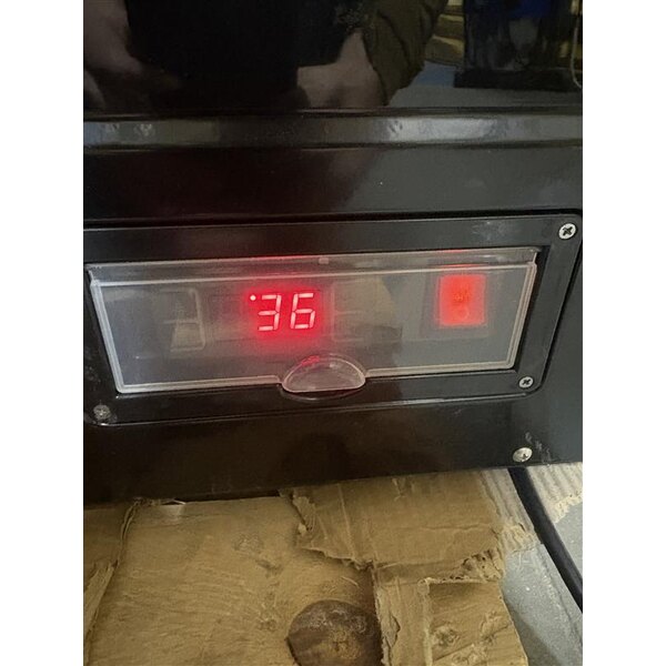 Scratch and Dent Avantco BCSS-60-HC 60" Black Self-Serve Refrigerated Countertop Bakery Display Case with LED Lighting