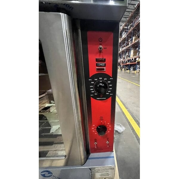 Scratch and Dent Vulcan VC44GD-NAT Natural Gas Double Deck Full Size Gas Convection Oven with Solid State Controls - 100,000 BTU