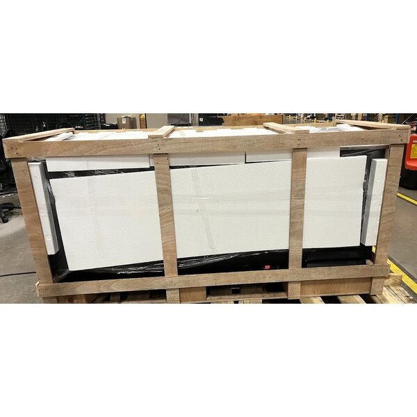 Scratch and Dent Avantco HBB-80-HC 80" Black Horizontal Bottle Cooler