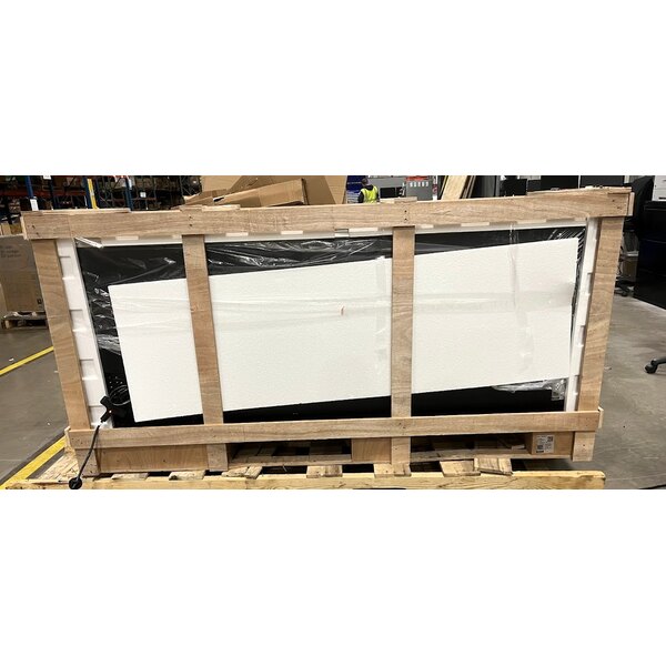 Scratch and Dent Avantco HBB-80-HC 80" Black Horizontal Bottle Cooler