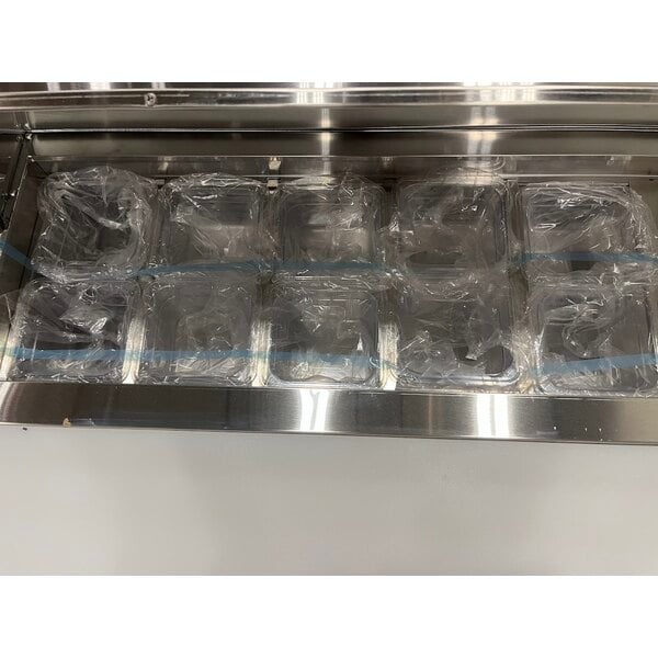 Scratch and Dent Avantco ZPT-71-FB-HC 71" 3 Door Front Breathing Cutting Top Refrigerated Sandwich Prep Table