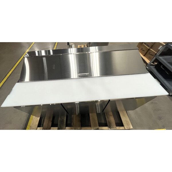 Scratch and Dent Avantco ZPT-71-FB-HC 71" 3 Door Front Breathing Cutting Top Refrigerated Sandwich Prep Table