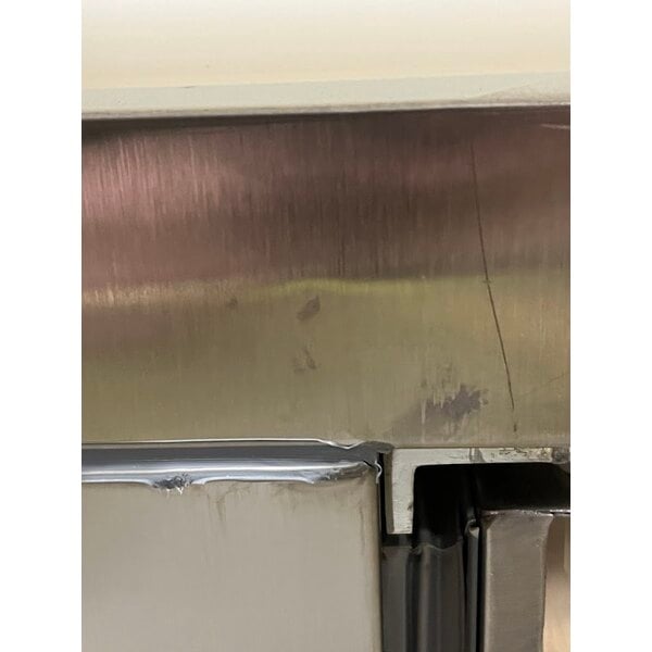 Scratch and Dent Avantco ZPT-71-FB-HC 71" 3 Door Front Breathing Cutting Top Refrigerated Sandwich Prep Table